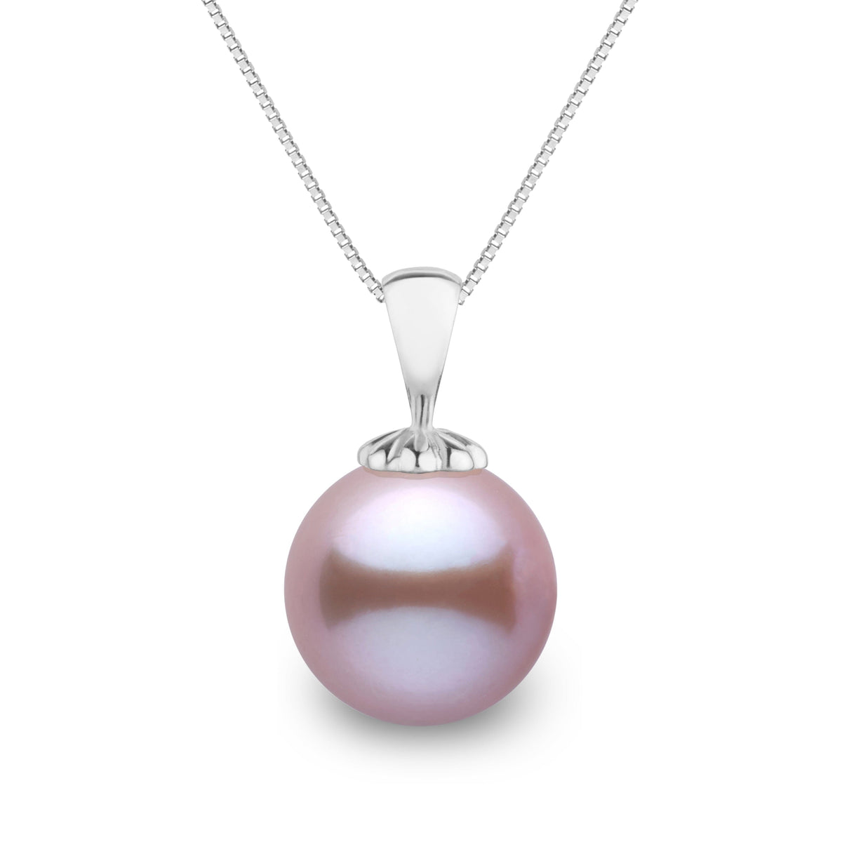 Classic Collection 10.0-11.0 mm Lavender Freshadama Pearl Pendant, view 2