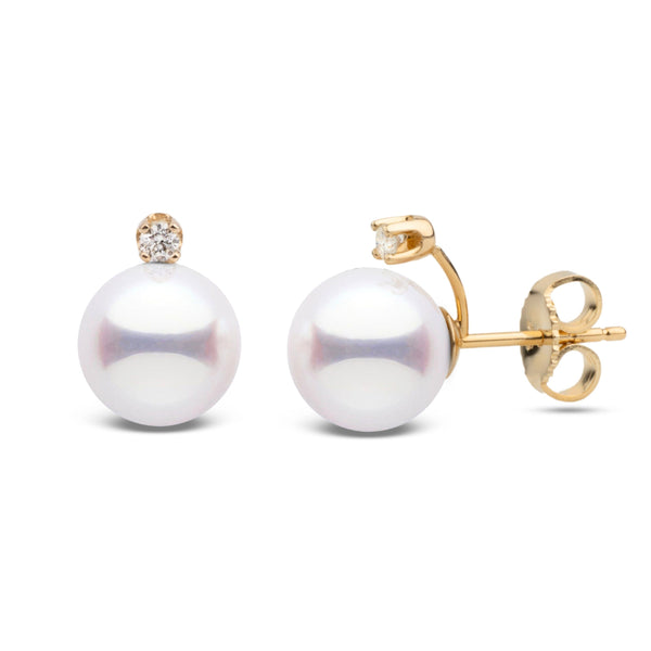 Starlight Collection 7.5-8.0 mm White Freshadama Pearl Earrings