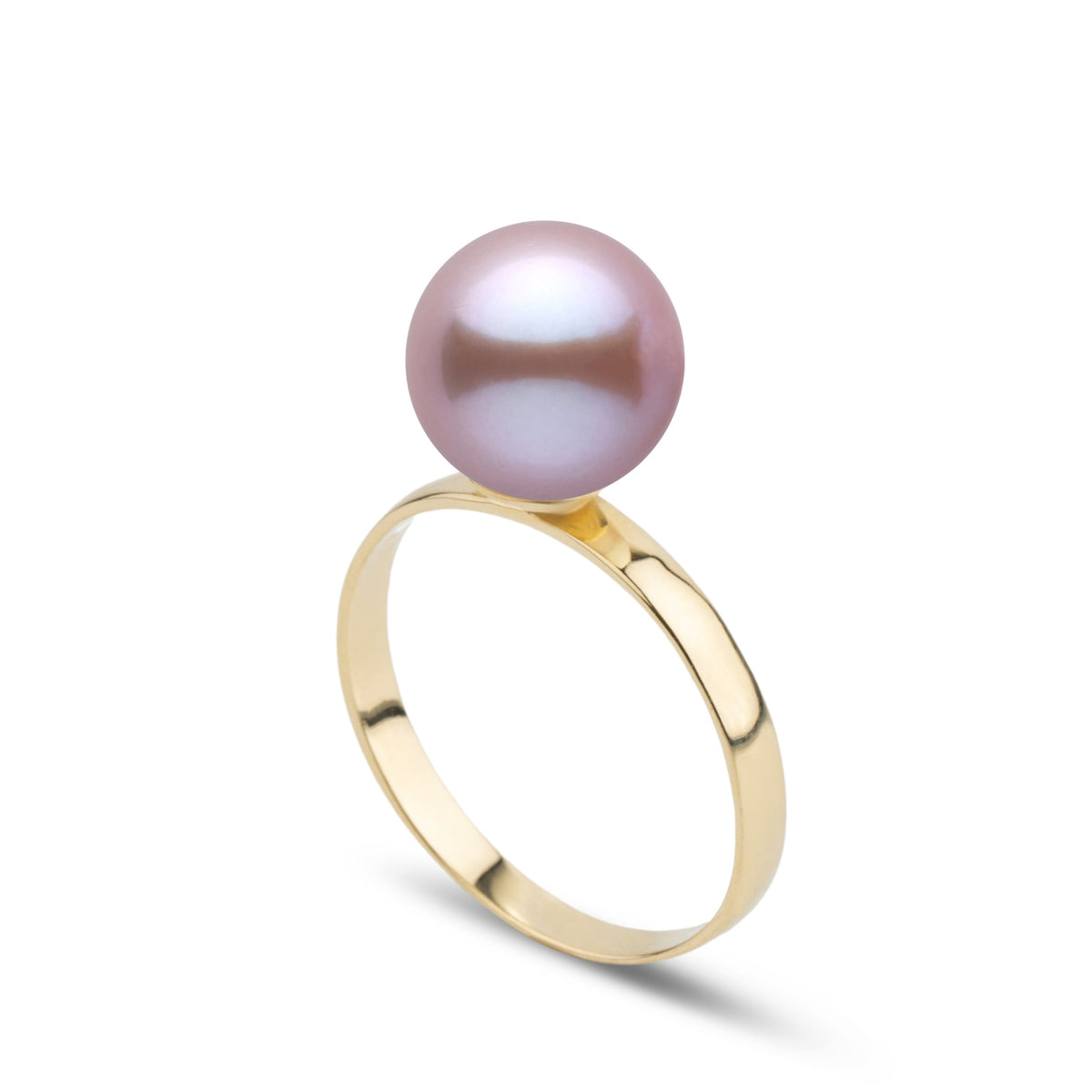 Classic Collection 8.5-9.0 mm Lavender Freshadama Pearl Ring in 14K White Gold