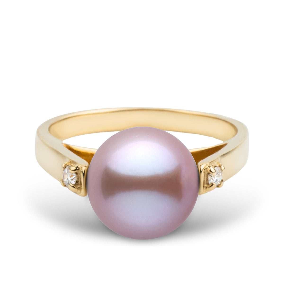 Promise Collection 8.5-9.0 mm Lavender Freshadama Pearl Ring in 14K White Gold