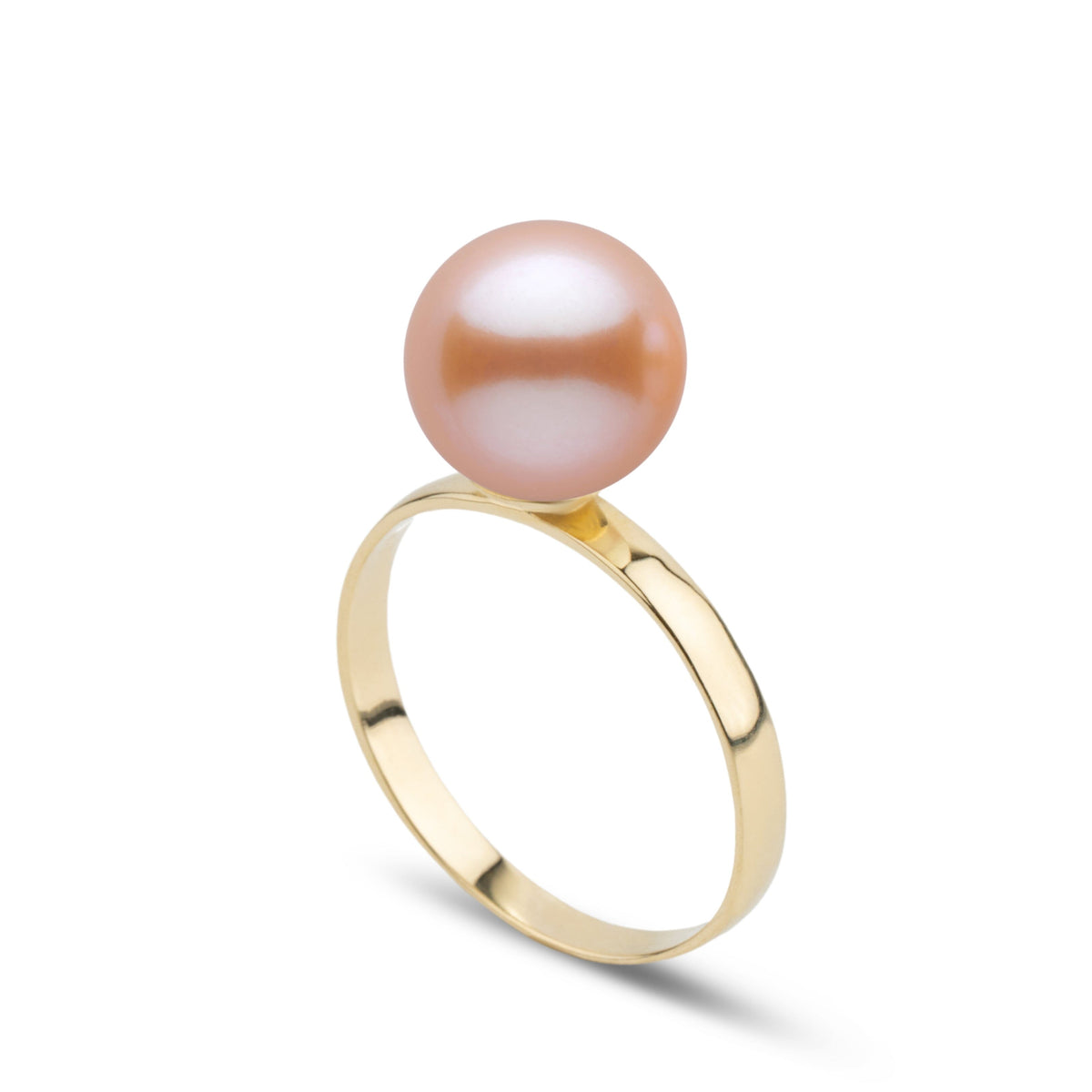 Classic Collection 8.5-9.0 mm Pink Freshadama Pearl Ring, view 2