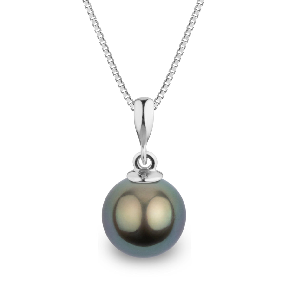 Grace Collection 9.0-10.0 mm Tahitian Pearl Pendant, view 2