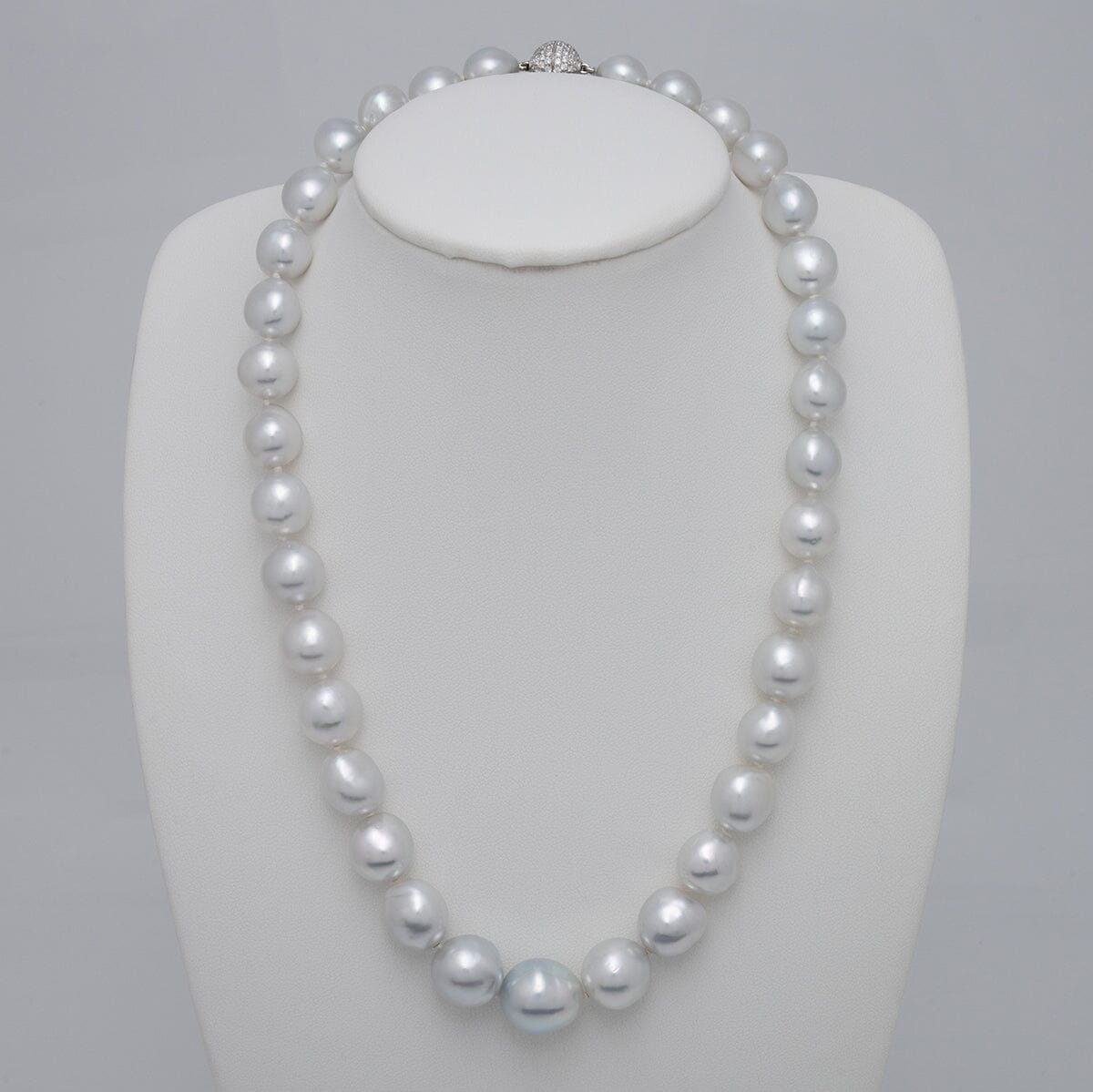 Assael Collection: 9.8–14.3 mm White South Sea Semi-baroque Pearl