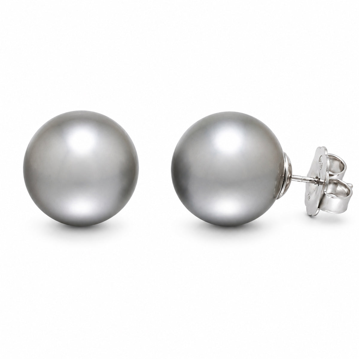 15.0-16.0 mm Tahitian Pearl Stud Earrings