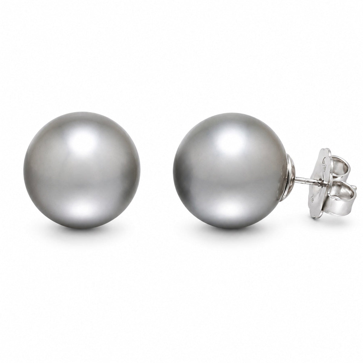 15.0-16.0 mm Tahitian Pearl Stud Earrings