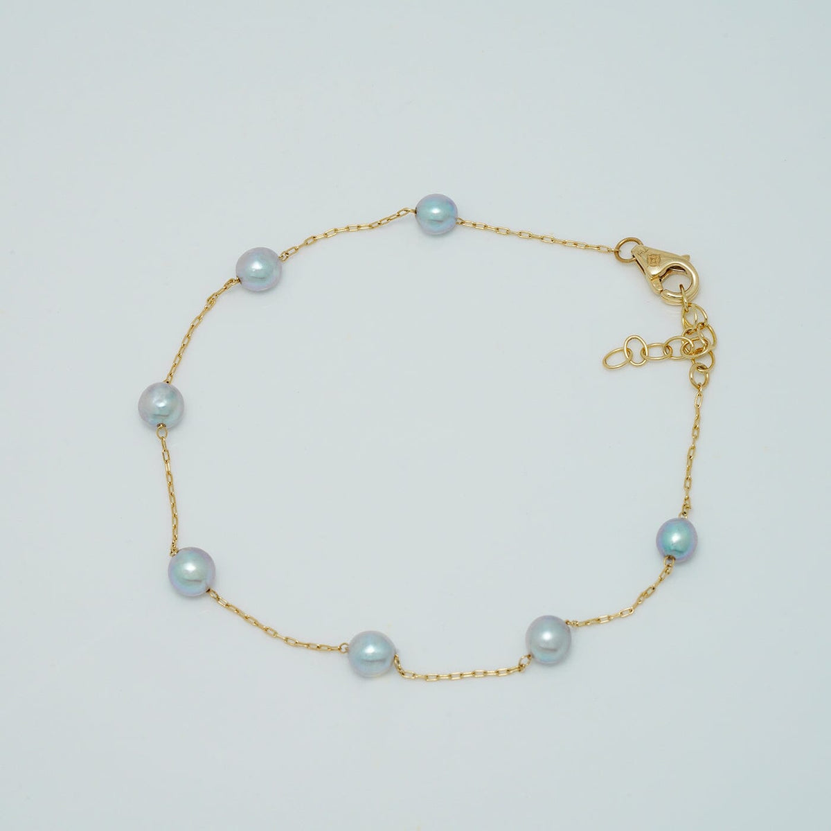 TC-16: 3-5 mm Vietnamese Akoya Pearl Tin Cup Bracelets