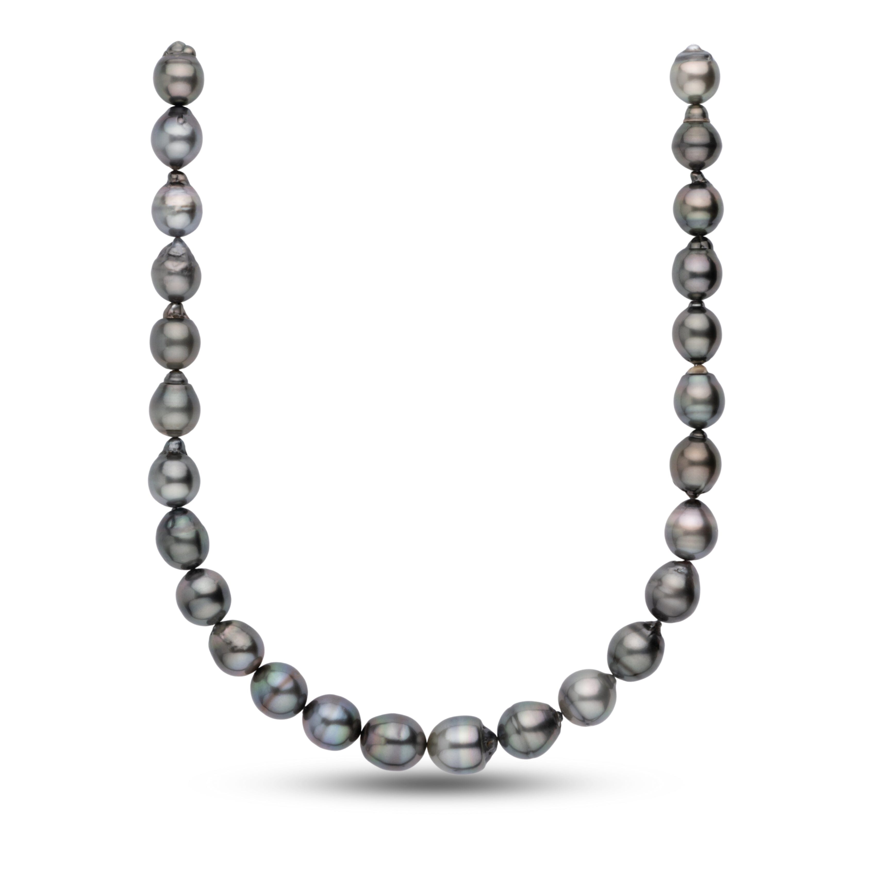 12.0-14.1 mm AA+ Baroque Tahitian Pearl Necklace – Pearl