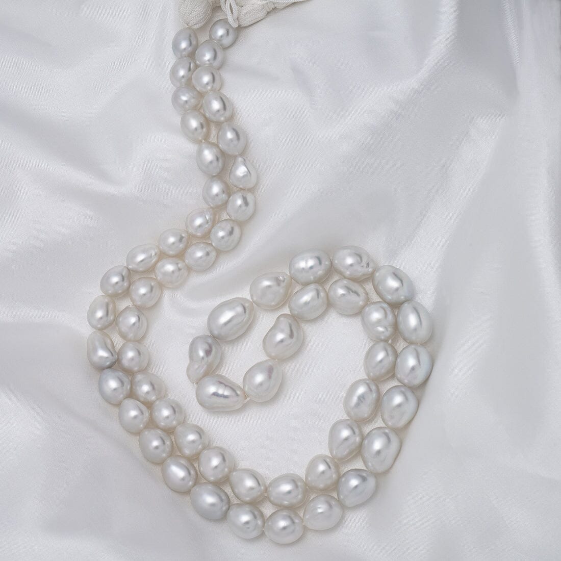 9.3–13.0 mm baroque South Sea pearl necklace