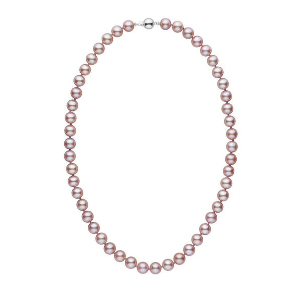 8.5-9.0 mm AA+ Lavender Freshwater Pearl Necklace wg