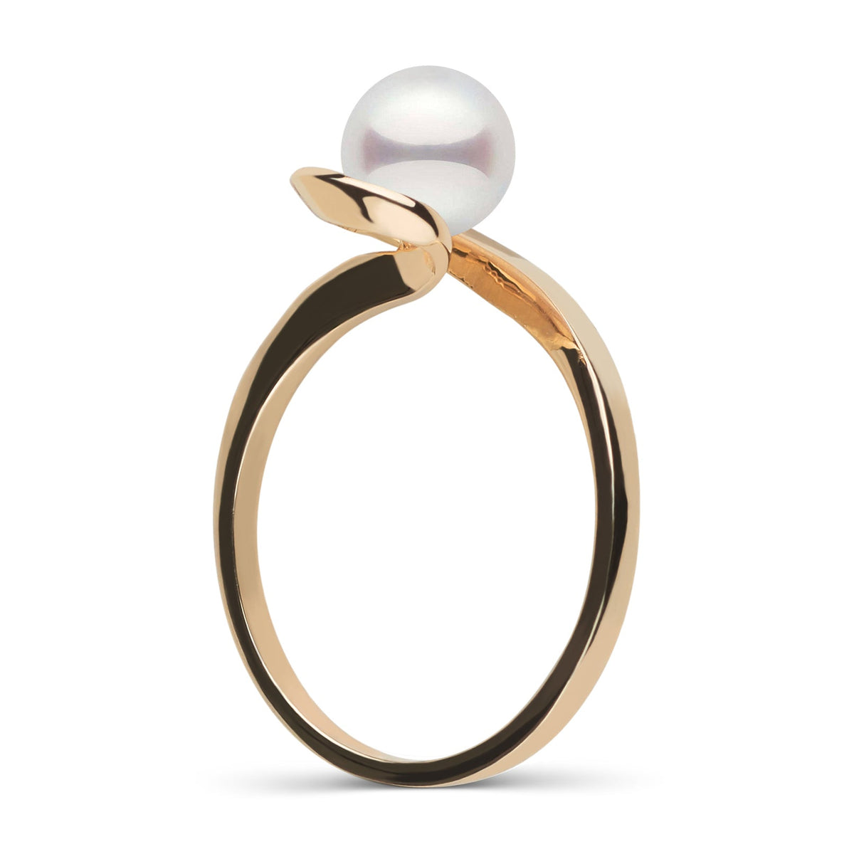 6.5-7.0 mm Akoya Pearl Wishbone Collection Ring 3
