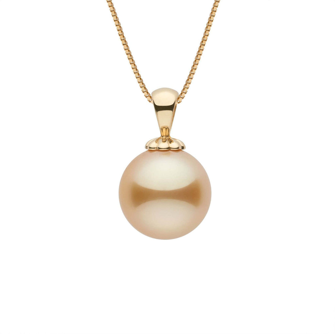 Classic Collection Golden 11.0-12.0 mm South Sea Pearl Pendant