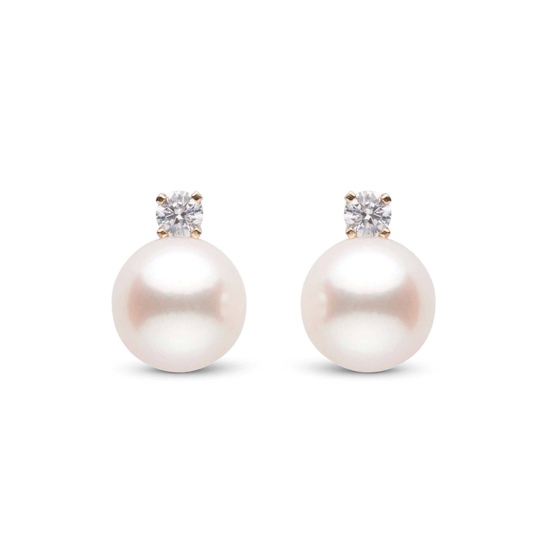 Starlight Collection 6.5-7.0 mm White Freshadama Pearl Earrings
