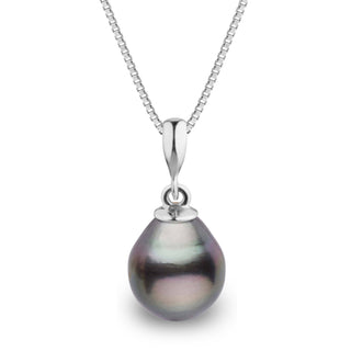 Grace Collection 10.0-11.0 mm Tahitian Drop Pearl Pendant, view 2