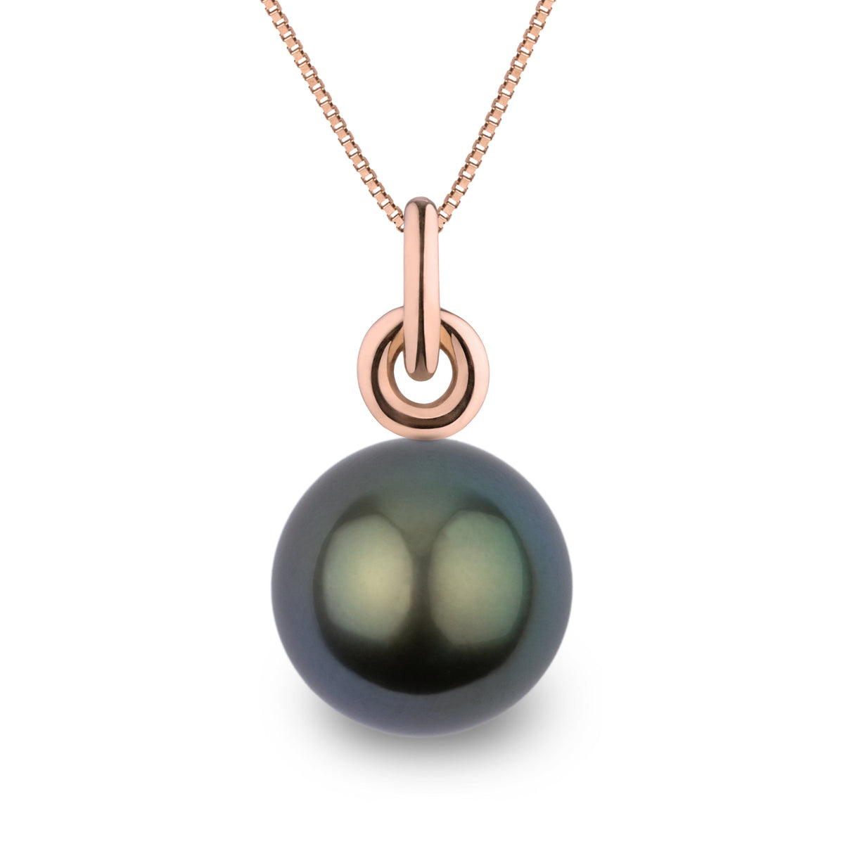 Double Loop 12.0-13.0 mm Tahitian Pearl Pendant