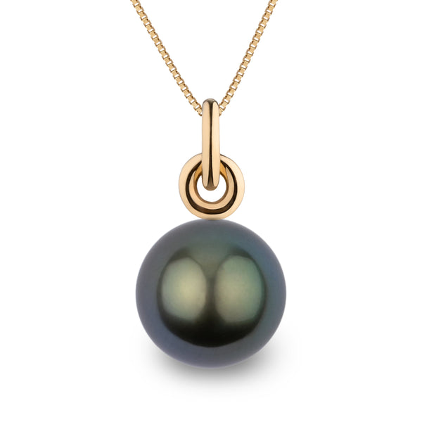 Double Loop 12.0-13.0 mm Tahitian Pearl Pendant