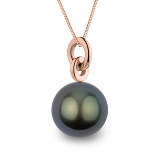 Double Loop 12.0-13.0 mm Tahitian Pearl Pendant