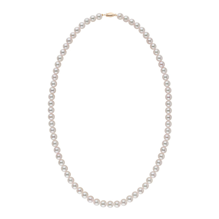 5.5-6.0 mm 18 Inch AAA White Akoya Pearl Necklace
