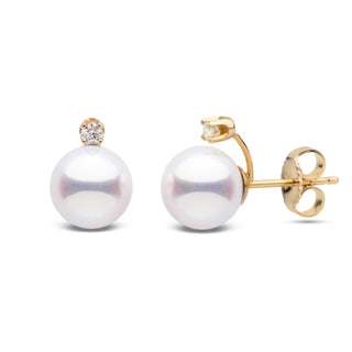 Starlight Collection 6.5-7.0 mm White Freshadama Pearl Earrings