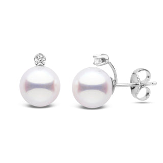 Starlight Collection 7.5-8.0 mm White Freshadama Pearl Earrings