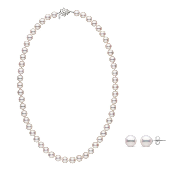 7.5-8.0 mm GIA Hanadama Akoya Pearl Set