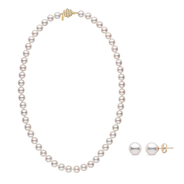 7.5-8.0 mm GIA Hanadama Akoya Pearl Set