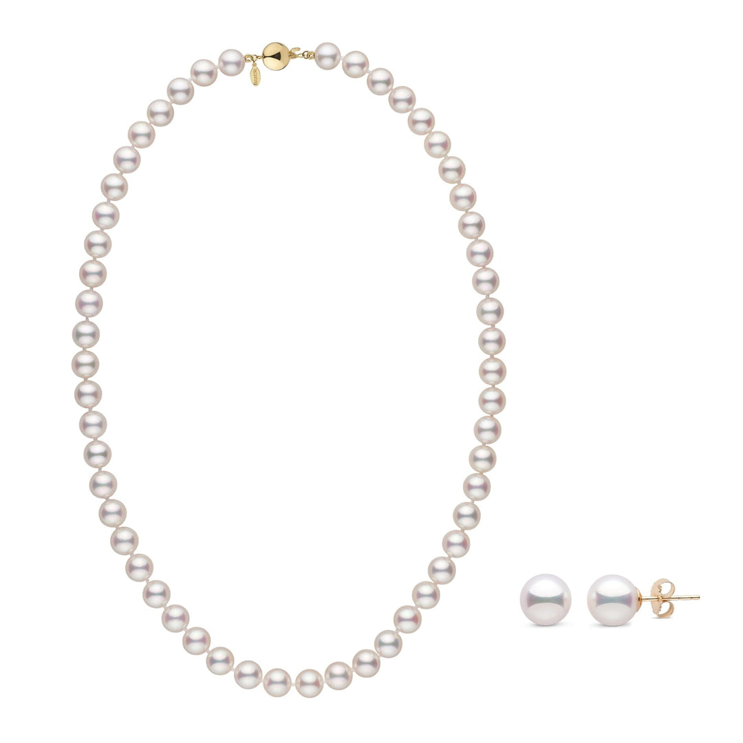 7.5-8.0 mm GIA Hanadama Akoya Pearl Set