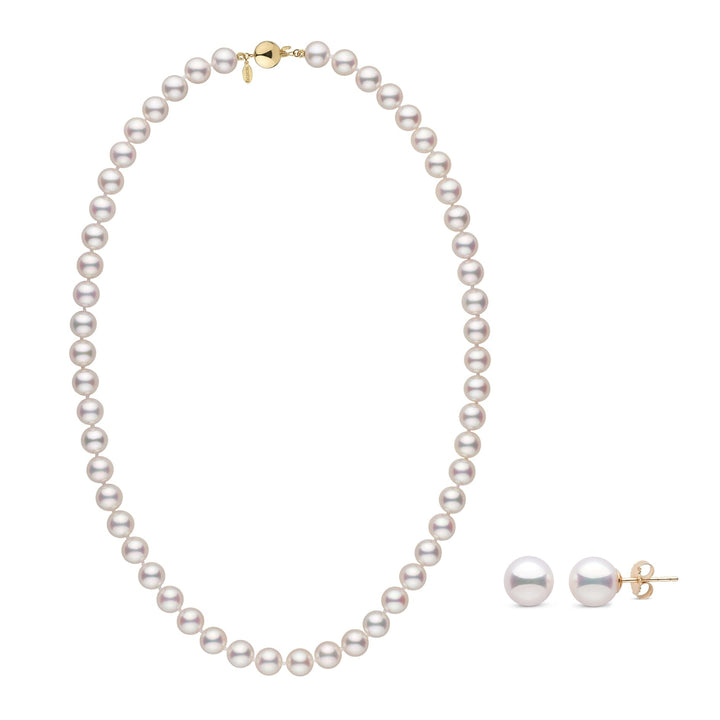 7.5-8.0 mm GIA Hanadama Akoya Pearl Set