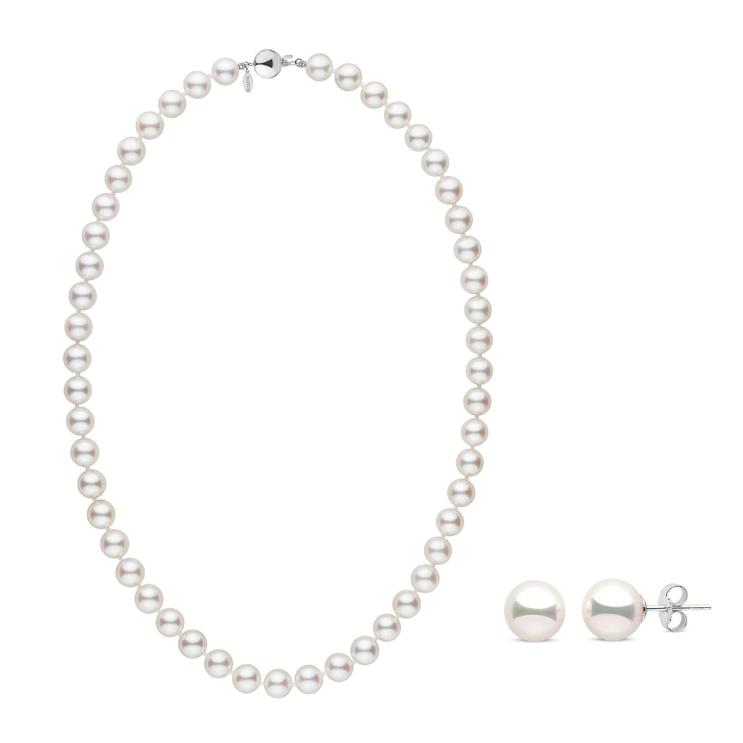 8.0-8.5 mm GIA Hanadama Akoya Pearl Set