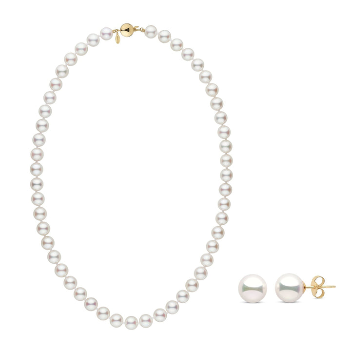 8.0-8.5 mm GIA Hanadama Akoya Pearl Set