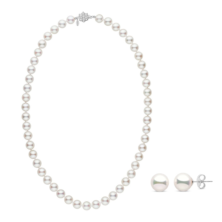 8.0-8.5 mm GIA Hanadama Akoya Pearl Set