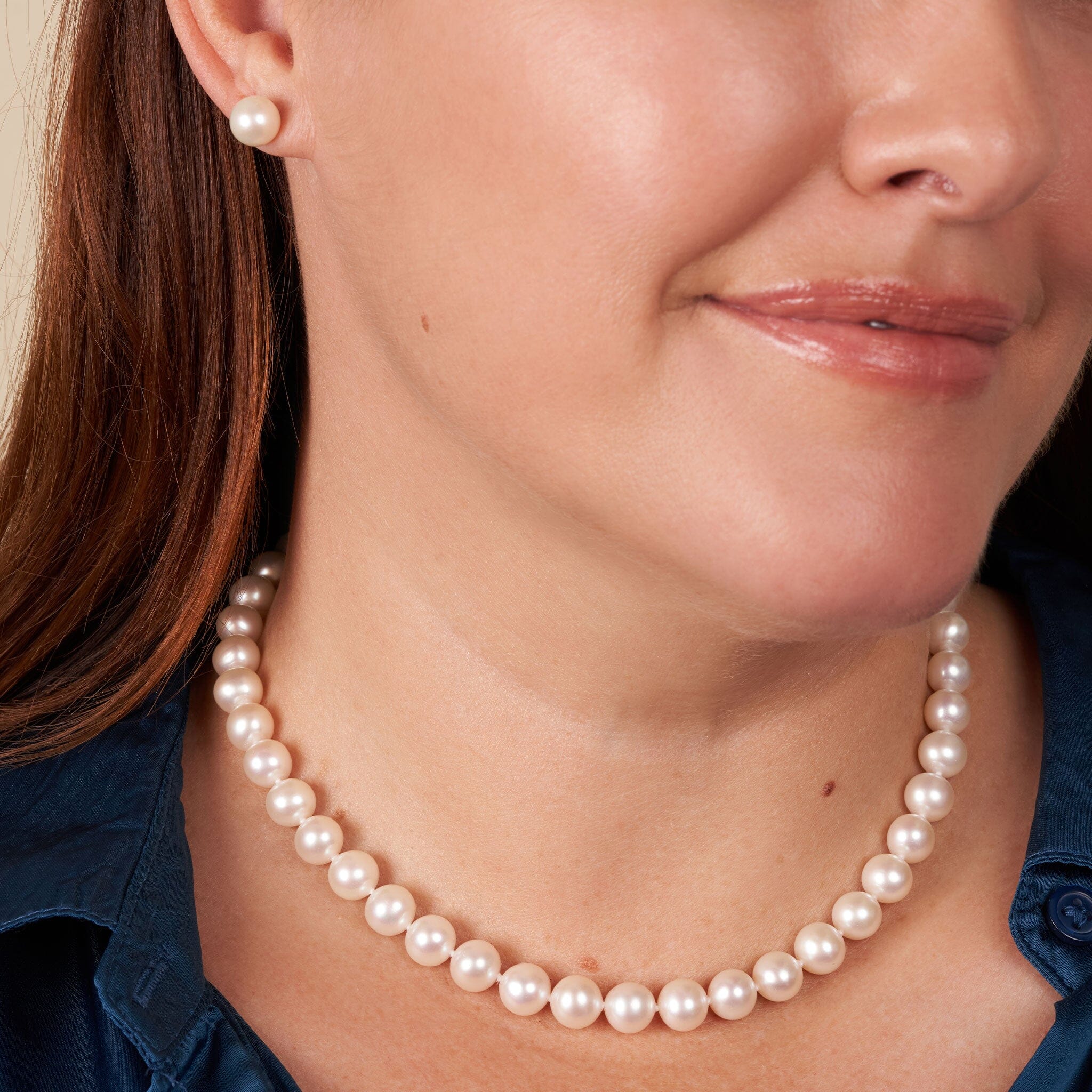 Pearl Paradise 14K White Gold Freshwater Pearl Necklace