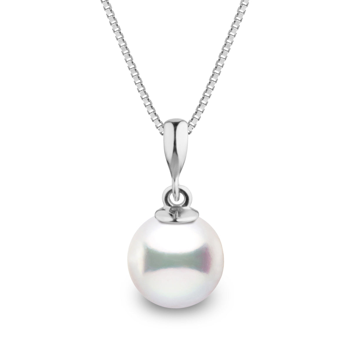 Grace Collection 8.5-9.0 mm Akoya Pearl Pendant, view 2