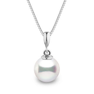 Grace Collection 8.5-9.0 mm Akoya Pearl Pendant, view 2