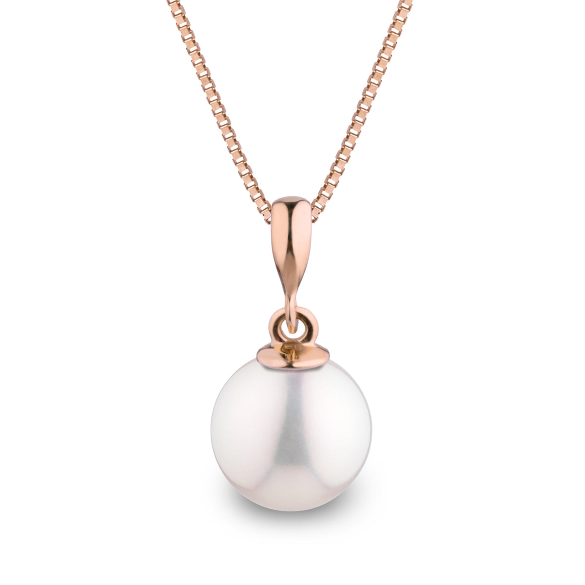 Grace Collection 8.5-9.0 mm White Freshadama Pearl Pendant, view 3