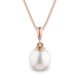 Grace Collection 8.5-9.0 mm White Freshadama Pearl Pendant, view 3