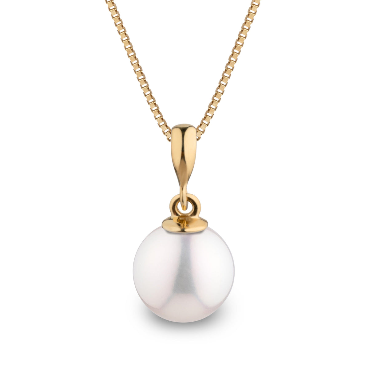 Grace Collection 8.5-9.0 mm White Freshadama Pearl Pendant, view 2