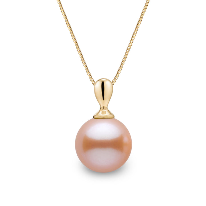 Dew Collection 8.5-9.0 mm Pink to Peach Freshadama Pearl Pendant
