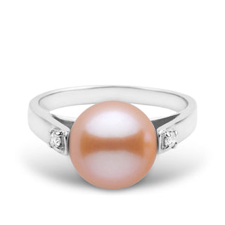 Promise Collection 8.5-9.0 mm Pink Freshadama Pearl Ring, view 2