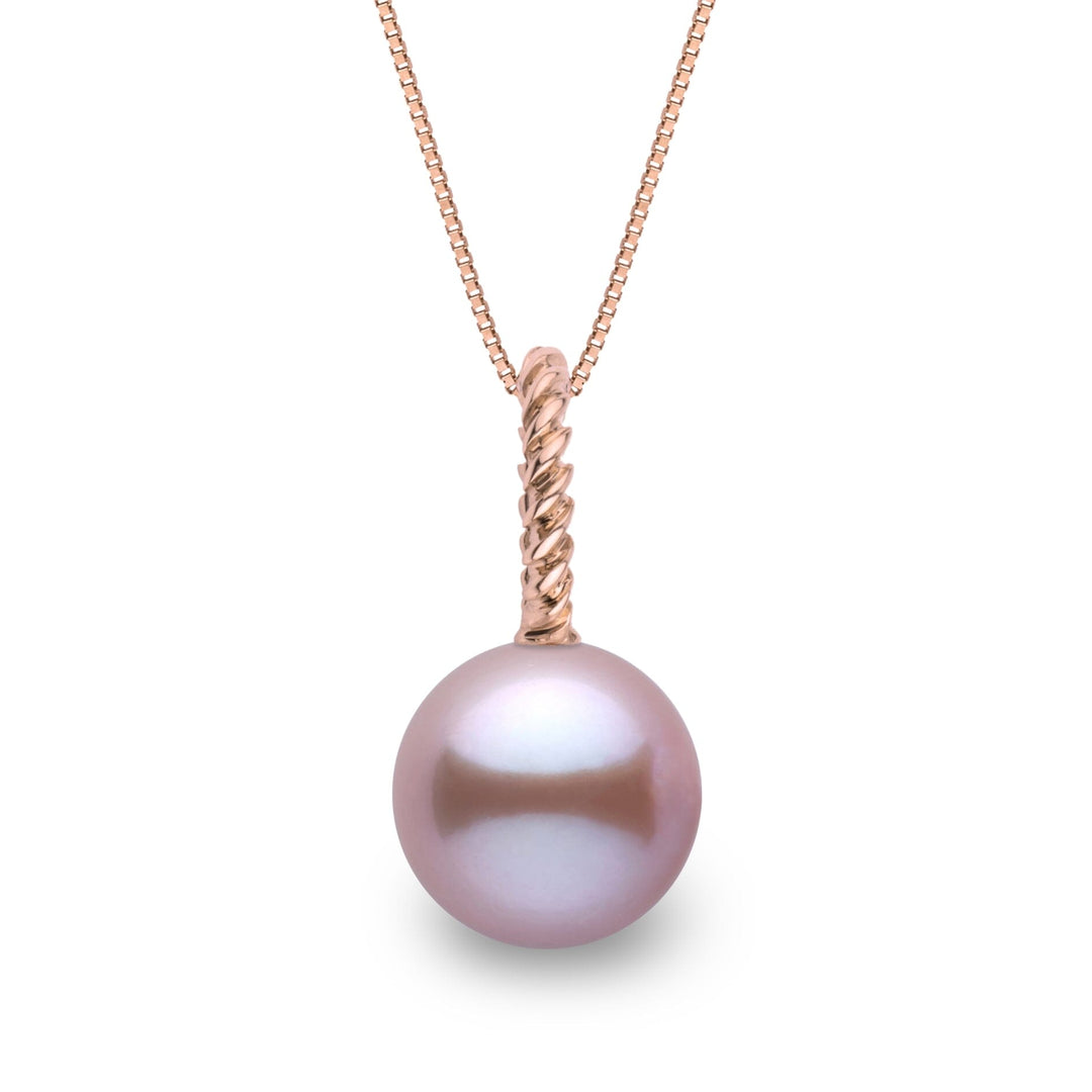Rope Collection 8.5-9.0 mm Lavender Freshadama Freshwater Pearl Pendant