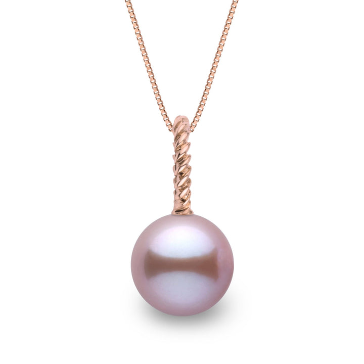 Rope Collection 8.5-9.0 mm Lavender Freshadama Freshwater Pearl Pendant