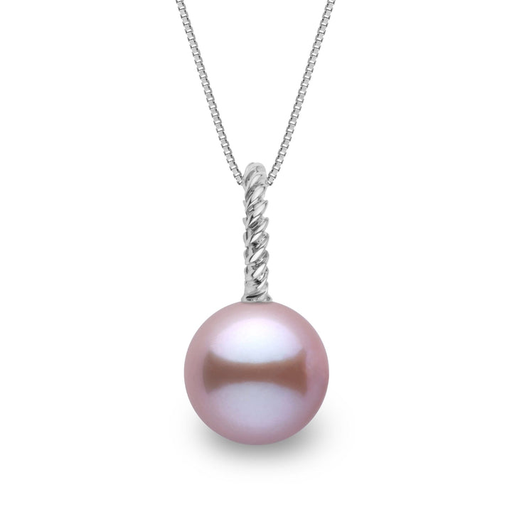 Rope Collection 8.5-9.0 mm Lavender Freshadama Freshwater Pearl Pendant