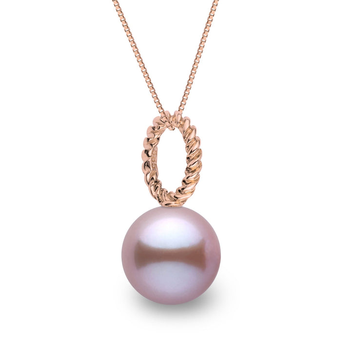 Rope Collection 8.5-9.0 mm Lavender Freshadama Freshwater Pearl Pendant