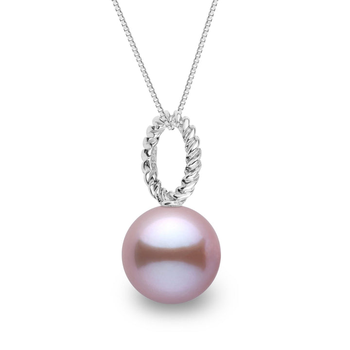 Rope Collection 8.5-9.0 mm Lavender Freshadama Freshwater Pearl Pendant