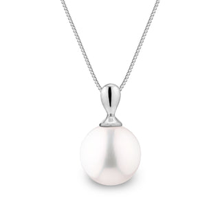 Dew Collection 8.5-9.0 mm White Freshadama Pearl Pendant, view 2