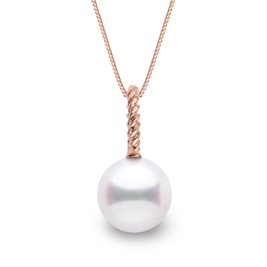 Rope Collection 8.5-9.0 mm White Akoya Pearl Pendant