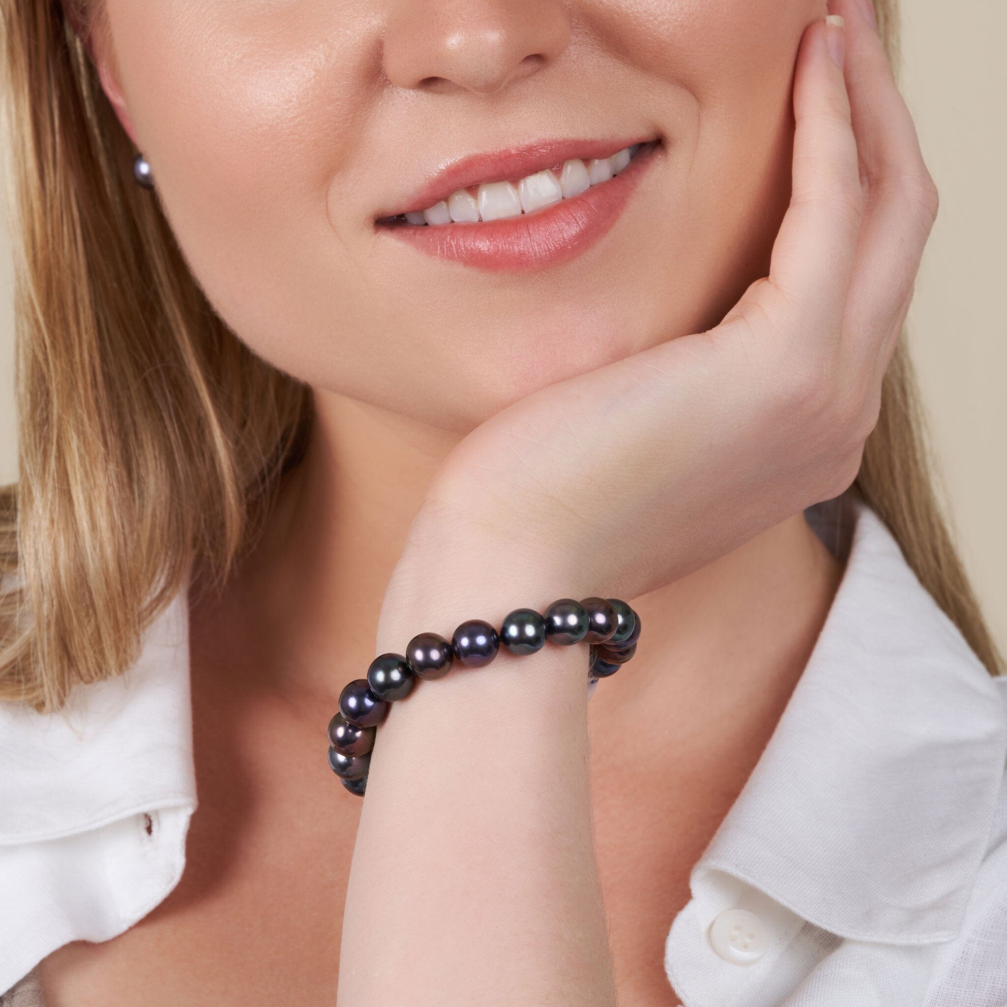 THE MONOTYPE The Caden Black Cultured Freshwater Pearl Bracelet |  Bloomingdale's