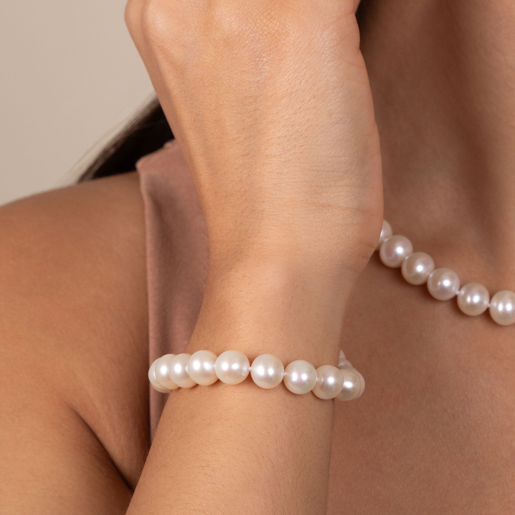 Stella triple strand cultured freshwater pearl bracelet with vintage s –  Pearls of the Orient Online