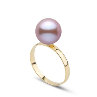 Classic Collection 9.0-10.0 mm Lavender Freshadama Pearl Ring, view 2