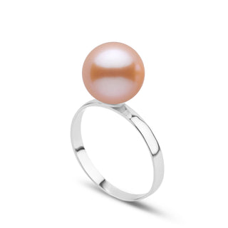 Classic Collection 9.0-10.0 mm Pink Freshadama Pearl Ring, view 2