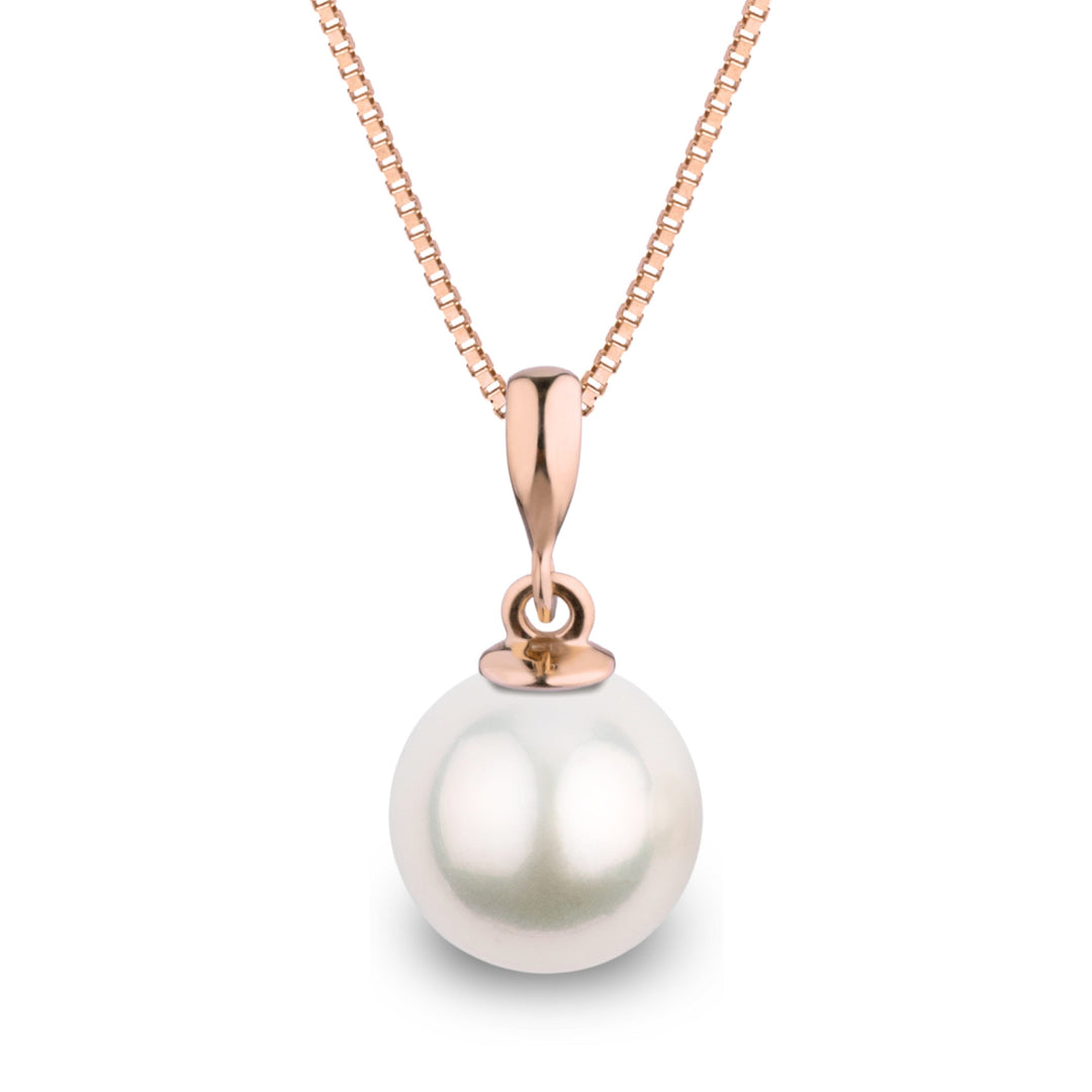 Grace Collection 9.0-10.0 mm White South Sea Pearl Pendant
